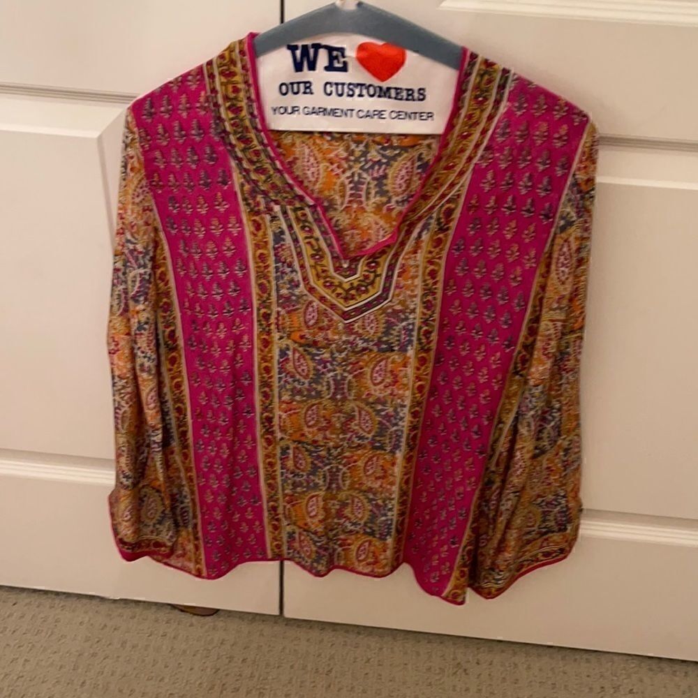 Tolani Blouse Silk Small 